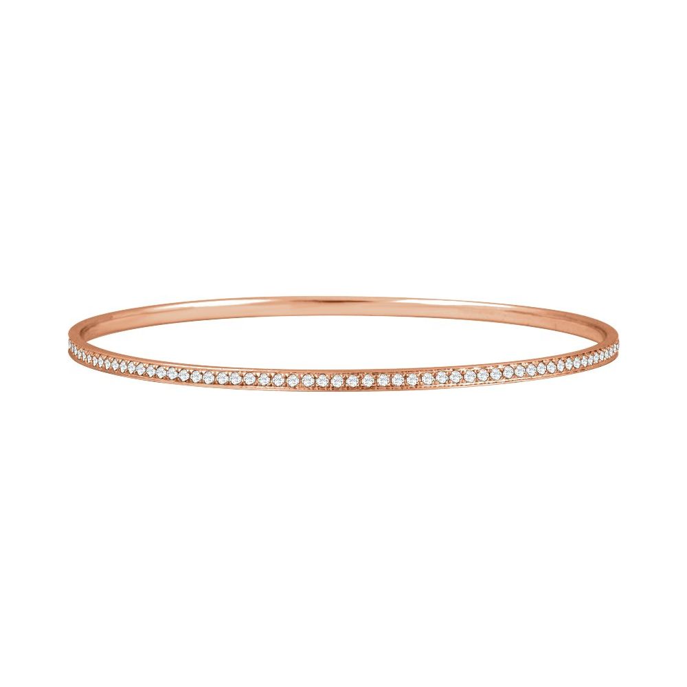 1 1/2 CTW Natural Diamond Bangle Bracelet