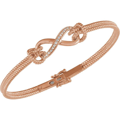 Infinity Rope Bangle Bracelet