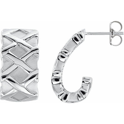 XXX J-Hoop Earrings