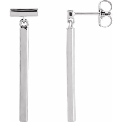 Articulated Bar Earrings