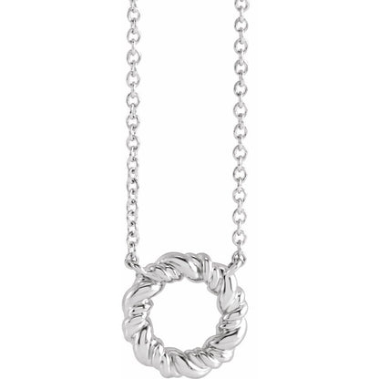 Rope Circle Necklace